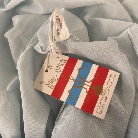 Vtg Sans Souci NWT nylon slip dress nightgown M - Picture 8 of 8